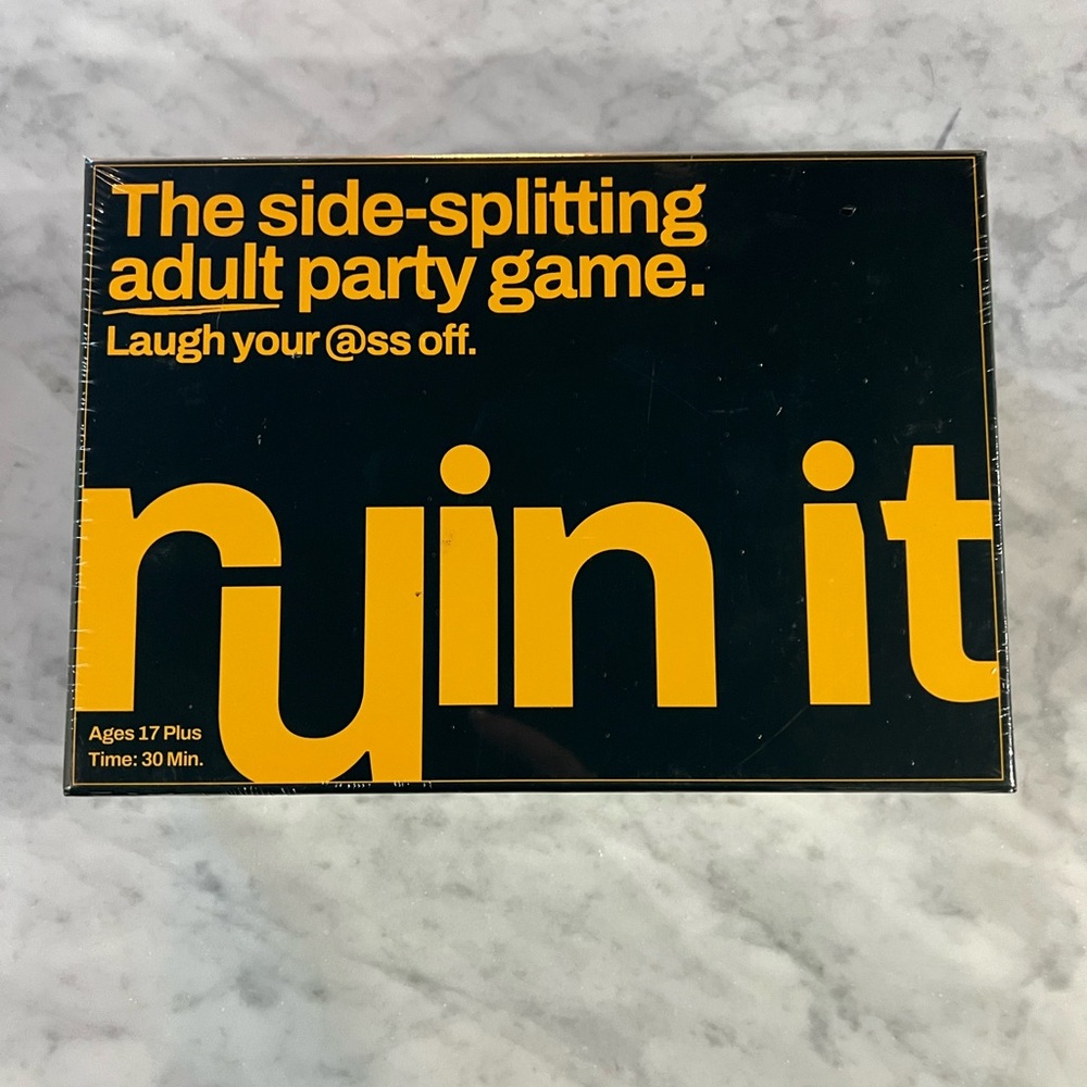 Ruin It Party Game - NIB